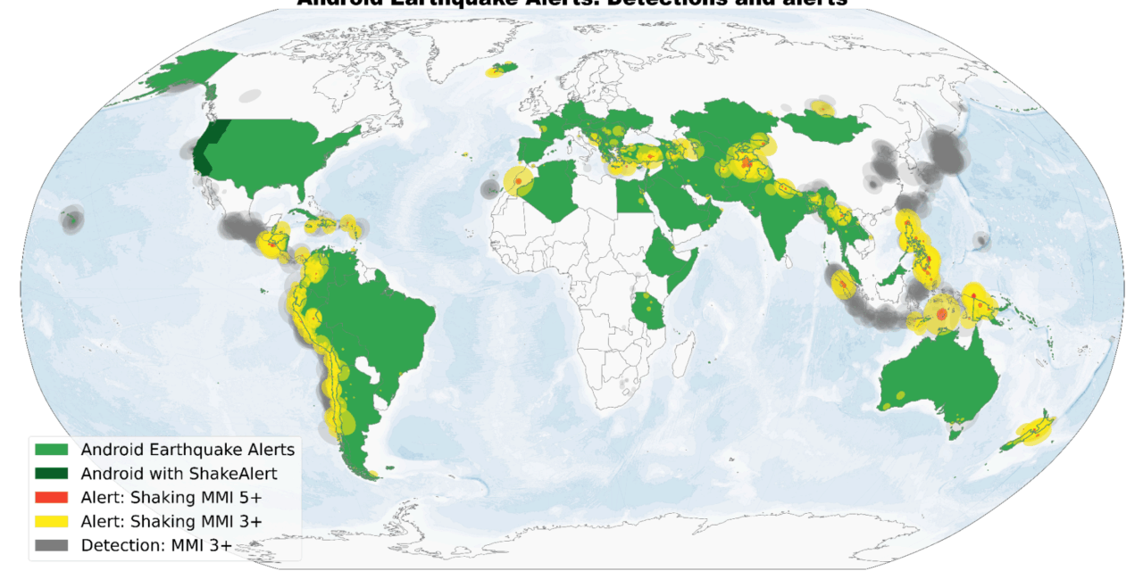 Android Earthquake Alerts: A global system for early warning