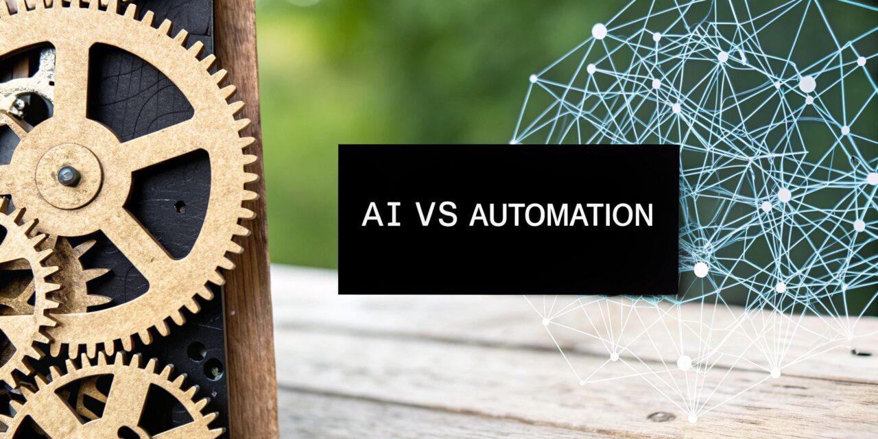 The Difference Between AI and Automation Explained