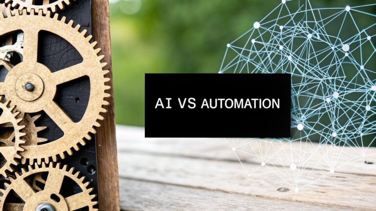 The Difference Between AI and Automation Explained