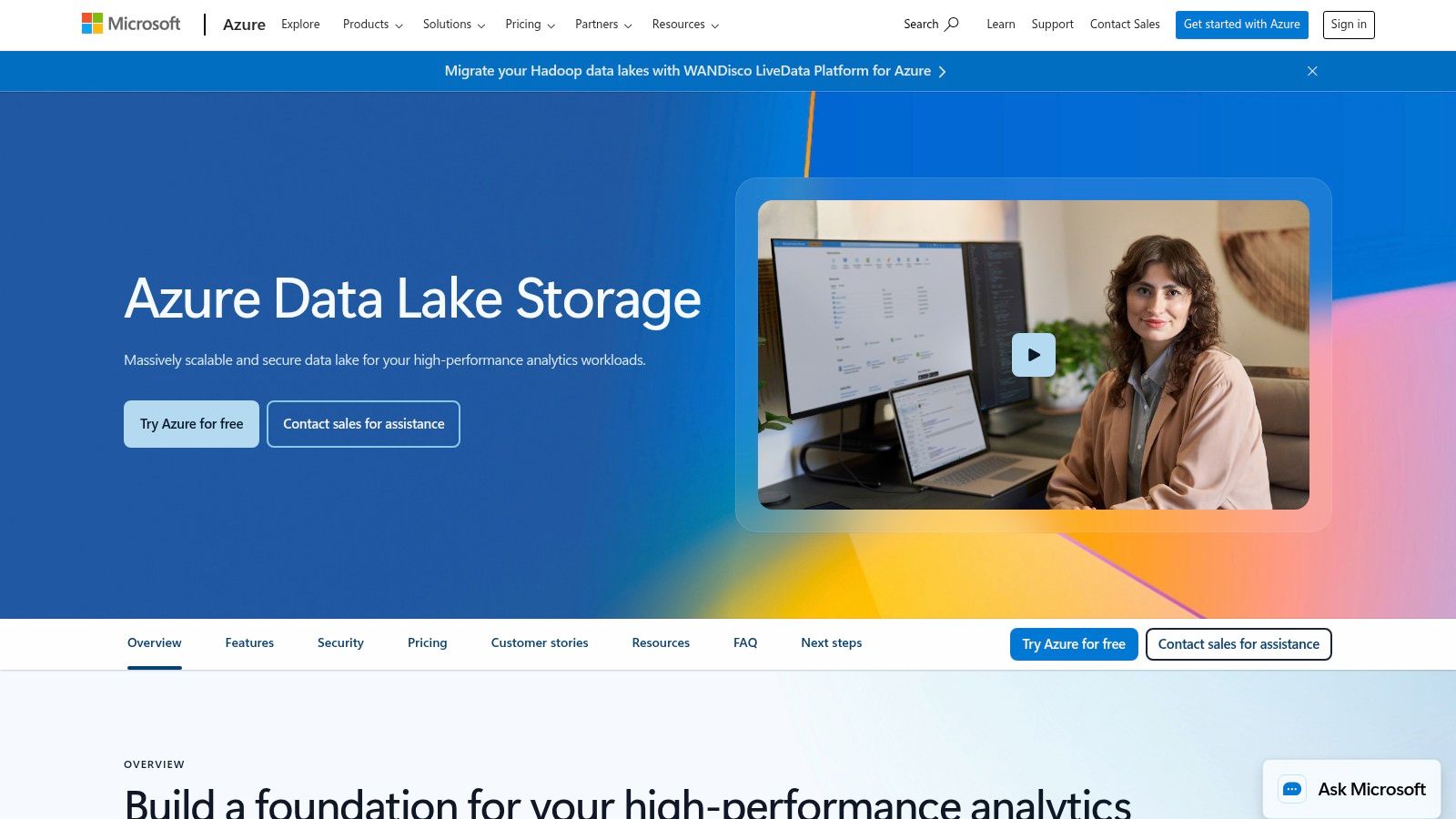 Azure Data Lake Storage Gen2 (ADLS Gen2)